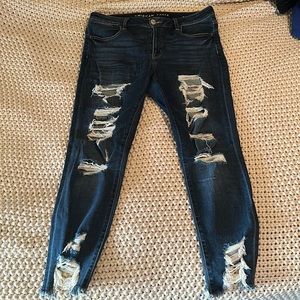 AE Ripped Skinny Jeans/Jeggings